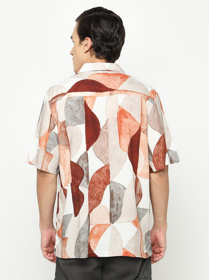 Modern Bold Oversized Viscose Shirt